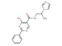 4-hydroxy-N-[2-(1H-imidazol-1-yl)propyl]-2-phenylpyrimidine-5-carboxamide