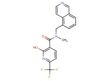 2-hydroxy-N-(5-isoquinolinylmethyl)-N-methyl-6-(trifluoromethyl)nicotinamide