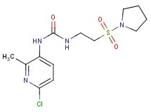 N-(6-chloro-2-methylpyridin-3-yl)-N'-[2-(pyrrolidin-1-ylsulfonyl)ethyl]urea