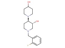 (3'R*,4'R*)-1'-(2-fluorobenzyl)-1,4'-bipiperidine-3',4-diol