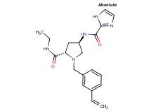 (4R)-N-ethyl-4-[(1H-imidazol-2-ylcarbonyl)amino]-1-(3-vinylbenzyl)-L-prolinamide