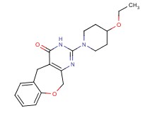 2-(4-ethoxypiperidin-1-yl)-5,11-dihydro[1]benzoxepino[3,4-d]pyrimidin-4(3H)-one