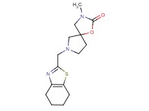 3-methyl-7-(4,5,6,7-tetrahydro-1,3-benzothiazol-2-ylmethyl)-1-oxa-3,7-diazaspiro[4.4]nonan-2-one