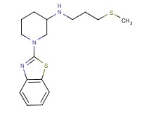 1-(1,3-benzothiazol-2-yl)-N-[3-(methylthio)propyl]-3-piperidinamine