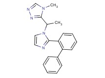 3-[1-(2-biphenyl-2-yl-1H-imidazol-1-yl)ethyl]-4-methyl-4H-1,2,4-triazole