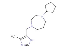 1-cyclopentyl-4-[(4-methyl-1H-imidazol-5-yl)methyl]-1,4-diazepane