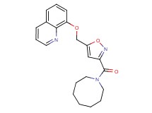 8-{[3-(1-azocanylcarbonyl)-5-isoxazolyl]methoxy}quinoline