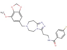 4-fluoro-N-(2-{7-[(7-methoxy-1,3-benzodioxol-5-yl)methyl]-6,7,8,9-tetrahydro-5H-[1,2,4]triazolo[4,3-d][1,4]diazepin-3-yl}ethyl)benzamide