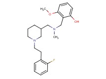2-{[({1-[2-(2-fluorophenyl)ethyl]-3-piperidinyl}methyl)(methyl)amino]methyl}-3-methoxyphenol