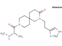 2-[2-(1H-imidazol-4-yl)ethyl]-9-(N-methyl-L-alanyl)-2,9-diazaspiro[5.5]undecan-3-one dihydrochloride