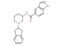 N-[1-(2,3-dihydro-1H-inden-2-yl)-3-piperidinyl]-1H-indole-5-carboxamide