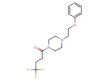 1-(2-phenoxyethyl)-4-(4,4,4-trifluorobutanoyl)piperazine
