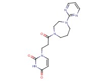 1-[3-oxo-3-(4-pyrimidin-2-yl-1,4-diazepan-1-yl)propyl]pyrimidine-2,4(1H,3H)-dione