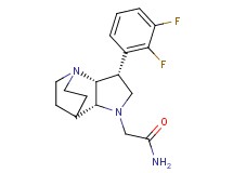 2-[(3R*,3aR*,7aR*)-3-(2,3-difluorophenyl)hexahydro-4,7-ethanopyrrolo[3,2-b]pyridin-1(2H)-yl]acetamide