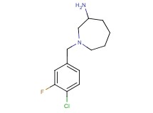 1-(4-chloro-3-fluorobenzyl)-3-azepanamine dihydrochloride