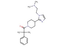 N,N-dimethyl-2-{2-[1-(2-methyl-2-phenylpropanoyl)-4-piperidinyl]-1H-imidazol-1-yl}ethanamine