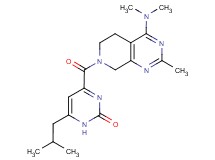 4-{[4-(dimethylamino)-2-methyl-5,8-dihydropyrido[3,4-d]pyrimidin-7(6H)-yl]carbonyl}-6-isobutylpyrimidin-2(1H)-one
