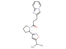 2-{3-[2-(5-isopropylisoxazol-3-yl)pyrrolidin-1-yl]-3-oxopropyl}imidazo[1,2-a]pyridine