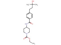 ethyl 4-{[4-(3-hydroxy-3-methylbutyl)benzoyl]amino}-1-piperidinecarboxylate
