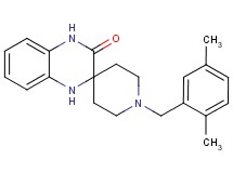 1-(2,5-dimethylbenzyl)-1',4'-dihydro-3'H-spiro[piperidine-4,2'-quinoxalin]-3'-one
