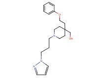 {4-(2-phenoxyethyl)-1-[3-(1H-pyrazol-1-yl)propyl]-4-piperidinyl}methanol