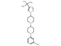 2-{1-[1'-(3-methylphenyl)-1,4'-bipiperidin-4-yl]-1H-1,2,3-triazol-4-yl}-2-propanol trifluoroacetate (salt)