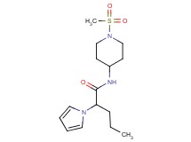 N-[1-(methylsulfonyl)piperidin-4-yl]-2-(1H-pyrrol-1-yl)pentanamide