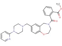 methyl 2-{[7-{[4-(2-pyridinyl)-1-piperazinyl]methyl}-2,3-dihydro-1,4-benzoxazepin-4(5H)-yl]carbonyl}benzoate
