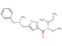 5-{[benzyl(methyl)amino]methyl}-N-(sec-butyl)-N-ethylisoxazole-3-carboxamide