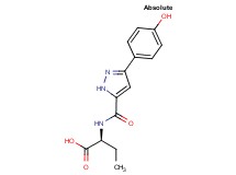 (2S)-2-({[3-(4-hydroxyphenyl)-1H-pyrazol-5-yl]carbonyl}amino)butanoic acid