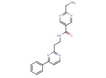 2-ethyl-N-[2-(4-phenylpyrimidin-2-yl)ethyl]pyrimidine-5-carboxamide