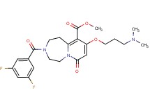 methyl 3-(3,5-difluorobenzoyl)-9-[3-(dimethylamino)propoxy]-7-oxo-1,2,3,4,5,7-hexahydropyrido[1,2-d][1,4]diazepine-10-carboxylate