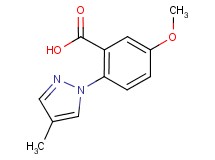5-methoxy-2-(4-methyl-1H-pyrazol-1-yl)benzoic acid