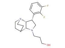 3-[(3R*,3aR*,7aR*)-3-(2,3-difluorophenyl)hexahydro-4,7-ethanopyrrolo[3,2-b]pyridin-1(2H)-yl]propan-1-ol