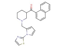 1-naphthyl(1-{[1-(1,3-thiazol-2-yl)-1H-pyrrol-2-yl]methyl}-3-piperidinyl)methanone