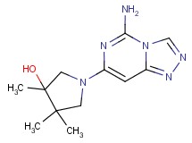 1-(5-amino[1,2,4]triazolo[4,3-c]pyrimidin-7-yl)-3,4,4-trimethylpyrrolidin-3-ol