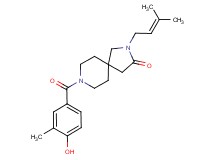 8-(4-hydroxy-3-methylbenzoyl)-2-(3-methyl-2-buten-1-yl)-2,8-diazaspiro[4.5]decan-3-one