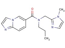 N-[(1-methyl-1H-imidazol-2-yl)methyl]-N-propylimidazo[1,2-a]pyridine-6-carboxamide