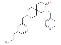 9-[3-(2-aminoethyl)benzyl]-2-(4-pyridinylmethyl)-2,9-diazaspiro[5.5]undecan-3-one dihydrochloride