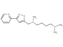 N,N,N'-trimethyl-N'-{[3-(2-pyridinyl)-5-isoxazolyl]methyl}-1,4-butanediamine bis(trifluoroacetate)