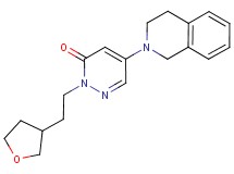 5-(3,4-dihydroisoquinolin-2(1H)-yl)-2-[2-(tetrahydrofuran-3-yl)ethyl]pyridazin-3(2H)-one