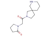 1-[2-(2,7-diazaspiro[4.5]dec-2-yl)-2-oxoethyl]-2-pyrrolidinone hydrochloride