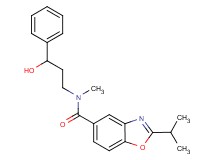 N-(3-hydroxy-3-phenylpropyl)-2-isopropyl-N-methyl-1,3-benzoxazole-5-carboxamide