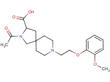 2-acetyl-8-[2-(2-methoxyphenoxy)ethyl]-2,8-diazaspiro[4.5]decane-3-carboxylic acid