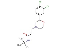 N-(tert-butyl)-3-[2-(3,4-dichlorophenyl)morpholin-4-yl]propanamide