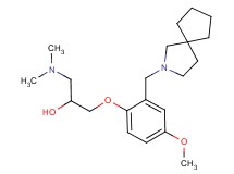 1-[2-(2-azaspiro[4.4]non-2-ylmethyl)-4-methoxyphenoxy]-3-(dimethylamino)propan-2-ol