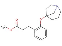 methyl 3-[2-(1-azabicyclo[3.2.1]oct-5-yloxy)phenyl]propanoate