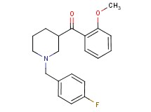 [1-(4-fluorobenzyl)-3-piperidinyl](2-methoxyphenyl)methanone
