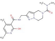 2-({[(2-hydroxy-4,6-dimethyl-3-pyridinyl)carbonyl]amino}methyl)-N,N-dimethyl-6,7-dihydropyrazolo[1,5-a]pyrazine-5(4H)-carboxamide