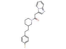 3-(2-{3-[2-(4-fluorophenyl)ethyl]-1-piperidinyl}-2-oxoethyl)imidazo[1,2-a]pyridine